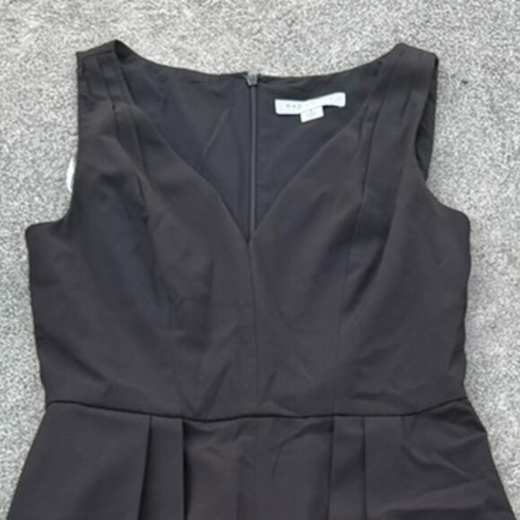 Kay Unger Jumpsuit Womens 8 Black Formal Skirt Wrap Overlay - Picture 2 of 16